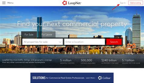 www loopnet com login|lopnet kundlogin.